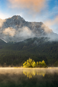 Bild-Nr: 12388730 Maximiliansinsel im Eibsee und Zugspitze Erstellt von: Michael Valjak