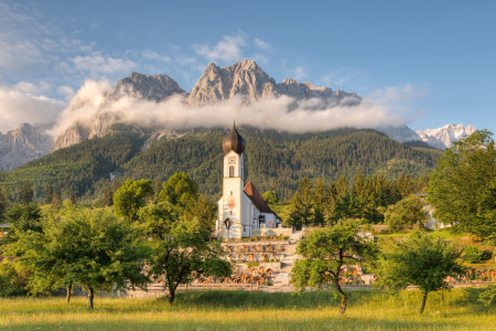 Bild-Nr: 12390077 Kirche in Obergrainau in Bayern Erstellt von: Michael Valjak