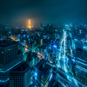 Bild-Nr: 12390754 Tokyo bei Nacht Erstellt von: eyetronic