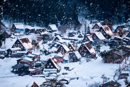 Bild-Nr: 12398150 Das Dorf Shirakawago im Winter Erstellt von: eyetronic