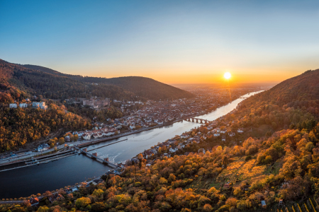 Bild-Nr: 12400755 Sonnenuntergang in Heidelberg Erstellt von: eyetronic