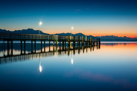 Bild-Nr: 12402899 Abend am Chiemsee Erstellt von: Martin Wasilewski