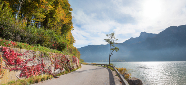 Bild-Nr: 12402902 Mondsee Uferstraße im Salzkammergut Erstellt von: SusaZoom