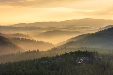 Bild-Nr: 12404289 Blick ins Kirnitzschtal in der Sächsischen Schweiz Erstellt von: Michael Valjak