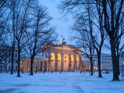 Bild-Nr: 12407687 Brandenburger Tor im Winter Erstellt von: eyetronic