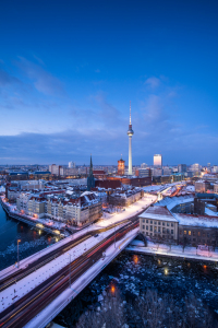 Bild-Nr: 12407850 Berlin Skyline im Winter Erstellt von: eyetronic