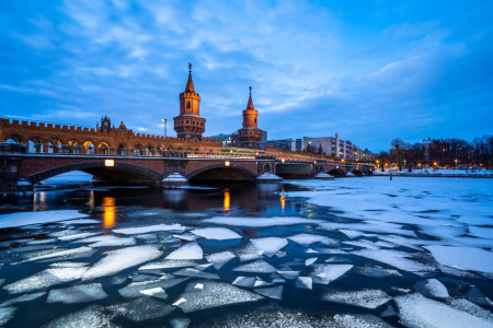 Bild-Nr: 12408400 Oberbaumbrücke im Winter Erstellt von: eyetronic