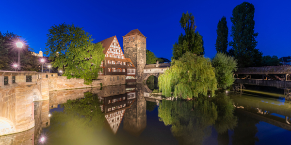 Bild-Nr: 12412167 Altstadt von Nürnberg am Abend Erstellt von: dieterich