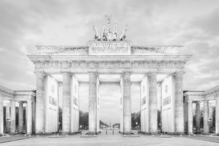 Bild-Nr: 12412993 Brandenburger Tor schwarz-weiß Erstellt von: Michael Valjak