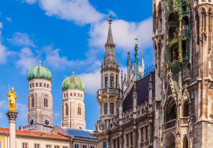 Bild-Nr: 12413274 Frauenkirche und Neues Rathaus in München Erstellt von: dieterich