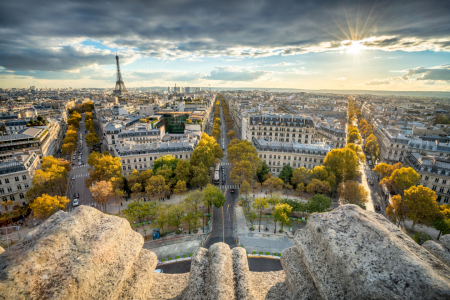 Bild-Nr: 12423325 Paris Skyline im Herbst Erstellt von: eyetronic