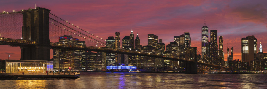 Bild-Nr: 12424161 Skyline von Manhattan und  Brooklyn Bridge  bei So Erstellt von: KundenNr-360966