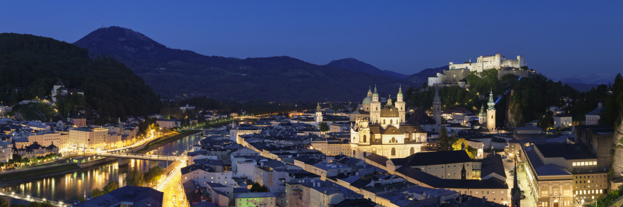 Bild-Nr: 12427994 Altstadt von Salzburg mit Festung Hohensalzburg  Erstellt von: KundenNr-360966