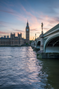 Bild-Nr: 12432804 Westminster Bridge und Big Ben bei Sonnenuntergang Erstellt von: eyetronic