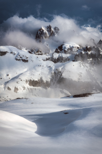 Bild-Nr: 12442419 Dolomiten Cadini Gruppe im Wolkenmeer  Erstellt von: Jean Claude Castor