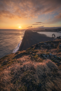 Bild-Nr: 12465424 Island Dyrholaey Strand zum Sonnenuntergang Erstellt von: Jean Claude Castor