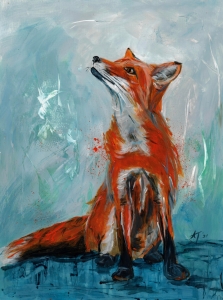 Bild-Nr: 12474057 Fuchs 2 Tiermalerei Fox Erstellt von: Annett Tropschug