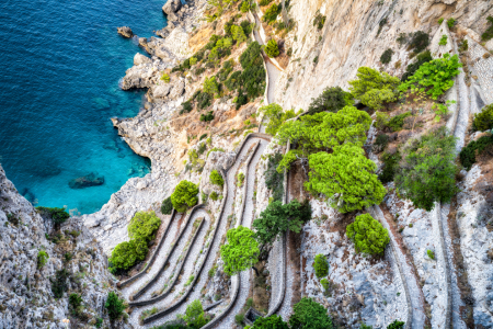 Bild-Nr: 12494300 Serpentinenpfad Via Krupp auf Capri Erstellt von: eyetronic