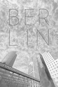 Bild-Nr: 12497603 BERLIN Potsdamer Platz - Text und Skyline Erstellt von: Melanie Viola