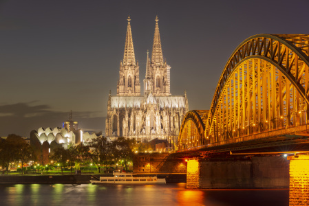 Bild-Nr: 12504533 Hohenzollernbrücke und Kölner Dom Erstellt von: Walter G. Allgöwer