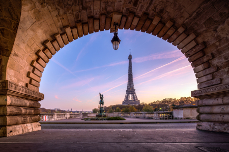 Bild-Nr: 12505054 Pont de Bir-Hakeim und Eiffelturm in Paris Erstellt von: eyetronic