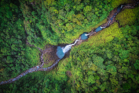 Bild-Nr: 12538495 Guadeloupe Wasserfall Chute du Carbet im Dschungel Erstellt von: Jean Claude Castor