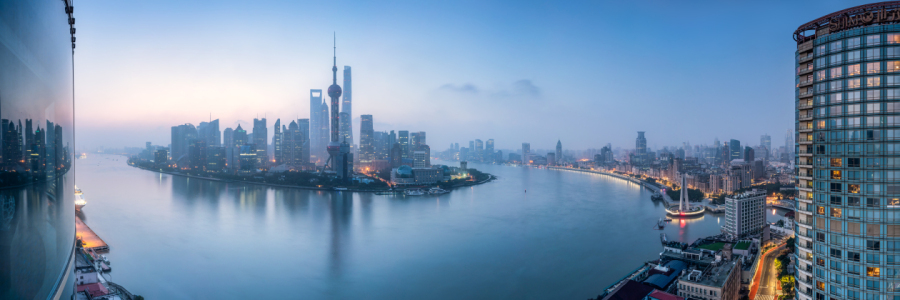 Bild-Nr: 12543417 Pudong Skyline Panorama in Shanghai Erstellt von: eyetronic