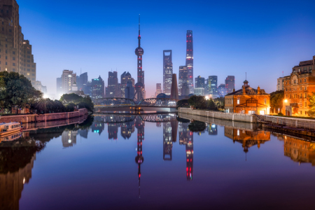Bild-Nr: 12543445 Shanghai bei Nacht Erstellt von: eyetronic
