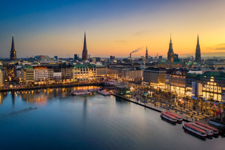 Bild-Nr: 12558585 Skyline von Hamburg Erstellt von: Mapics