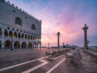 Bild-Nr: 12563422 Sonnenaufgang an der Piazza San Marco in Venedig Erstellt von: eyetronic