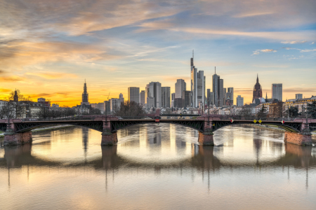 Bild-Nr: 12569092 Sonnenuntergang in Frankfurt am Main Erstellt von: Michael Valjak