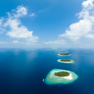 Bild-Nr: 12571597 Luftaufnahme des Baa Atolls auf den Malediven Erstellt von: eyetronic