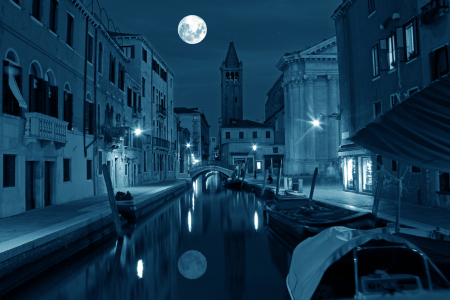 Bild-Nr: 12577901 Venedig bei Nacht  Erstellt von: Gerhard Albicker