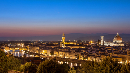 Bild-Nr: 12584757 Florenz zur blauen Stunde Erstellt von: Rigatoni