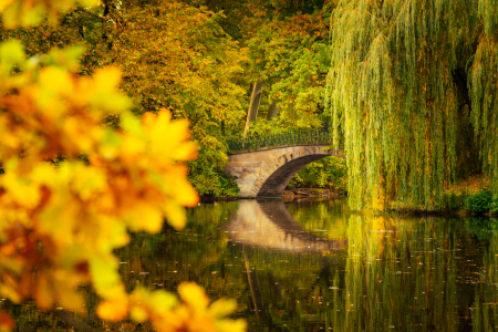 Bild-Nr: 12593558 Die Augustenbrücke im Georgenpark Hannover  Erstellt von: Steffen Henze