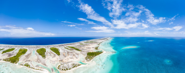 Bild-Nr: 12593675 Luftaufnahme des Tikehau Atolls Erstellt von: eyetronic
