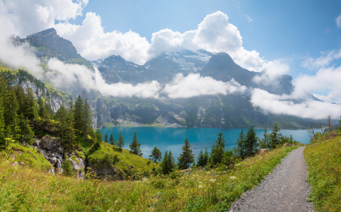 Bild-Nr: 12601618 Oeschinensee Berner Oberland Erstellt von: SusaZoom