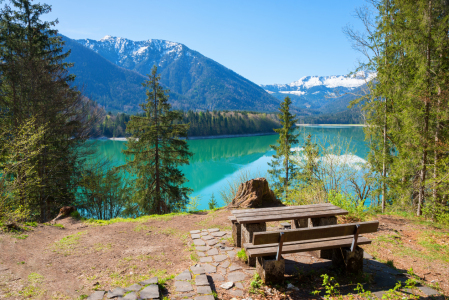 Bild-Nr: 12611582 Picknickplatz am Sylvensteinsee Erstellt von: SusaZoom