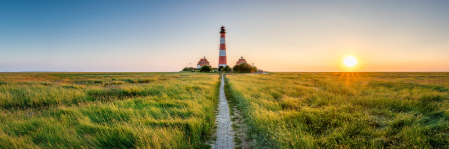 Bild-Nr: 12613635 Sonnenuntergang am Leuchtturm Westerheversand Erstellt von: eyetronic