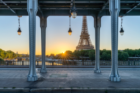 Bild-Nr: 12614198 Pont de Bir Hakeim und Eiffelturm in Paris Erstellt von: eyetronic