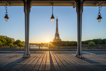 Bild-Nr: 12614298 Pont de Bir Hakeim bei Sonnenaufgang Erstellt von: eyetronic