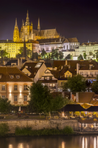 Bild-Nr: 12620807 Prager Burg und Veitsdom bei Nacht Erstellt von: Melanie Viola