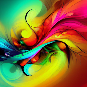 Bild-Nr: 12623628 Schönes frühlingshaftes abstraktes und buntes Bild Erstellt von: Alexander-Volkmann-Digital-Art