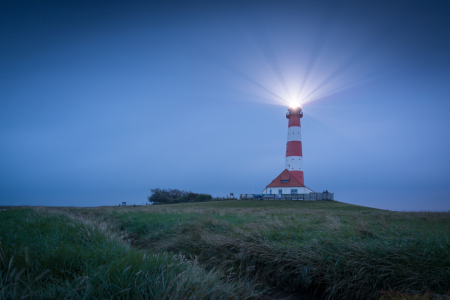 Bild-Nr: 12625647 Westerhever Leuchtturm am Abend Erstellt von: Martin Martin Wasilewski