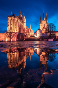 Bild-Nr: 12626011 Erfurter Domplatz im Spiegel Erstellt von: Martin Martin Wasilewski