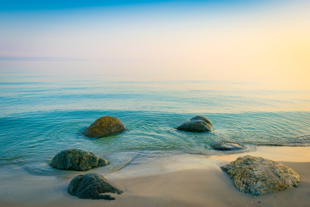 Bild-Nr: 12627665 Ostsee im Sonnenaufgang mit Nebel Erstellt von: Martin Martin Wasilewski