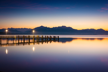 Bild-Nr: 12628577 Abend in Chieming am Chiemsee Erstellt von: Martin Wasilewski