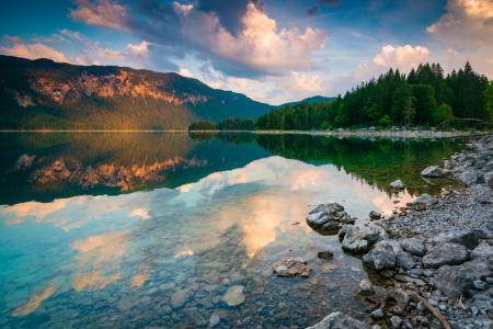 Bild-Nr: 12631084 Sommermorgen am Eibsee Erstellt von: Martin Martin Wasilewski
