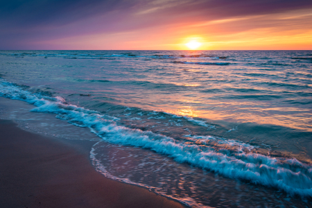 Bild-Nr: 12631577 Sonnenuntergang am Ostsee Strand Erstellt von: Martin Wasilewski