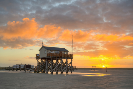 Bild-Nr: 12633043 Sankt Peter-Ording Sonnenaufgang I Erstellt von: Michael Valjak